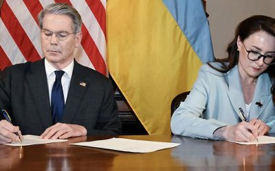 EE. UU. y Ucrania pactan un acuerdo económico y de reconstrucción