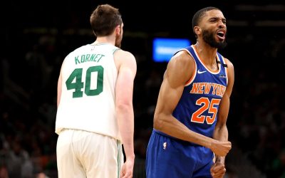 The Knicks, transformed by fight with Pistons, look steely against Celtics